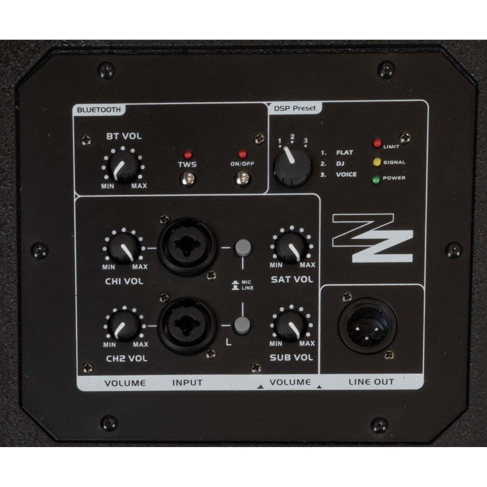 ZZIPP ZZEPHYRUS412 SISTEMA AMPLIFICATO DA 600W RMS