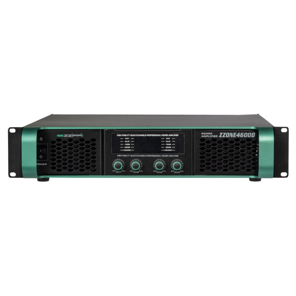 ZZIPP ZZONE4600D AMPLIFICATORE DI POTENZA CON 4 CANALI DA 650W
