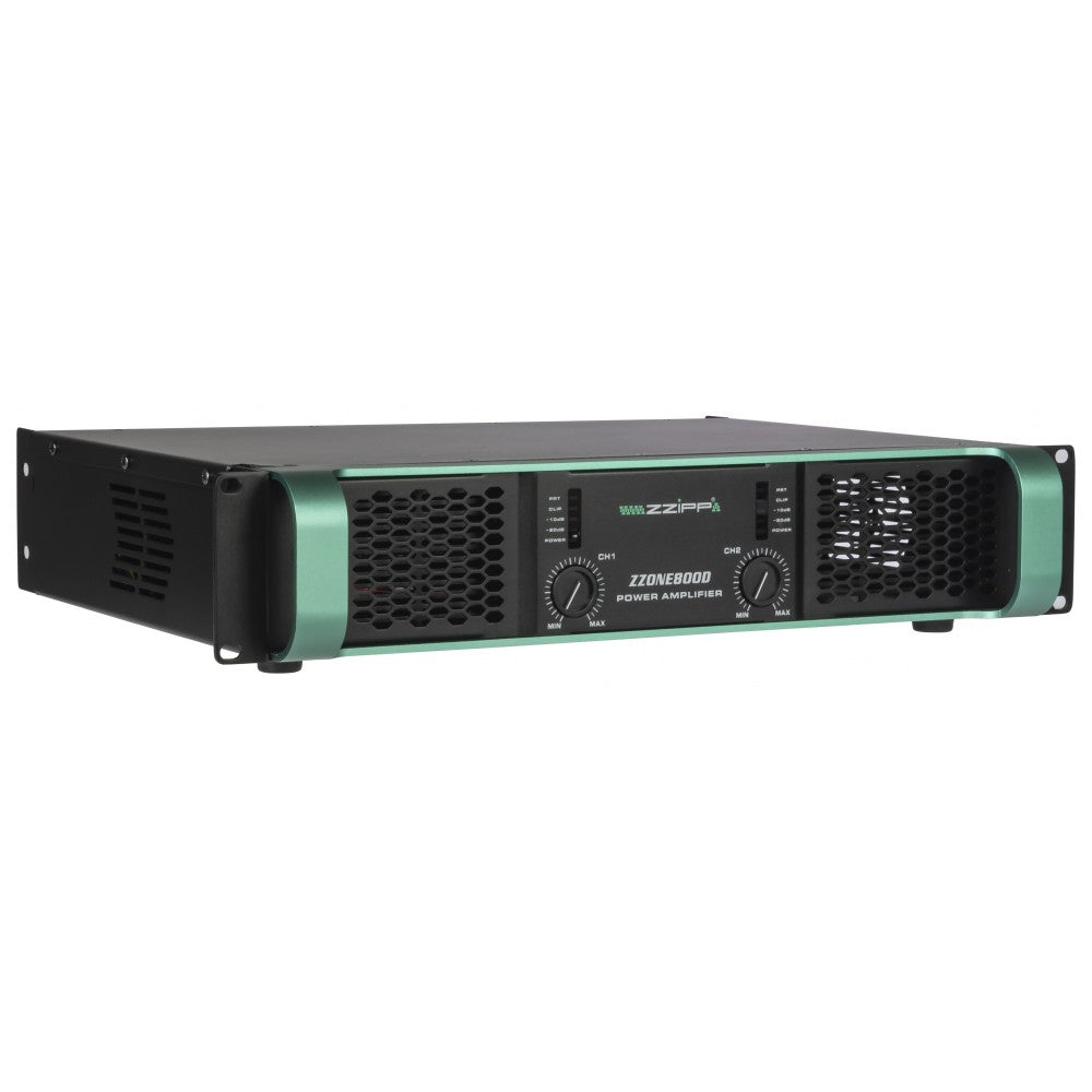 ZZIPP ZZONE800D AMPLIFICADOR DE POTENCIA ESTÉREO DE 1200W