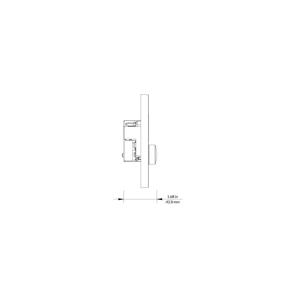 BLAZE WALL S1 POTENZIOMETRO A PARETE NERO PER AMPLIFICATORI POWERZONE CONNECT