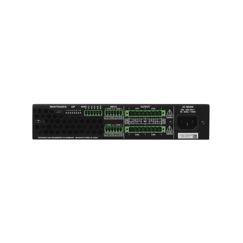 BLAZE POWERZONE 504 Amplificador de clase d de 4 canales, 500W