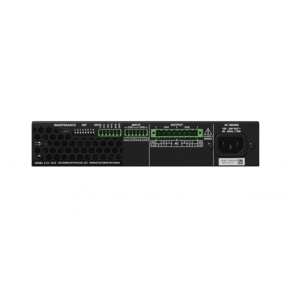 Blaze POWERZONE 252 Amplificador Clase D de 2 canales y 250W