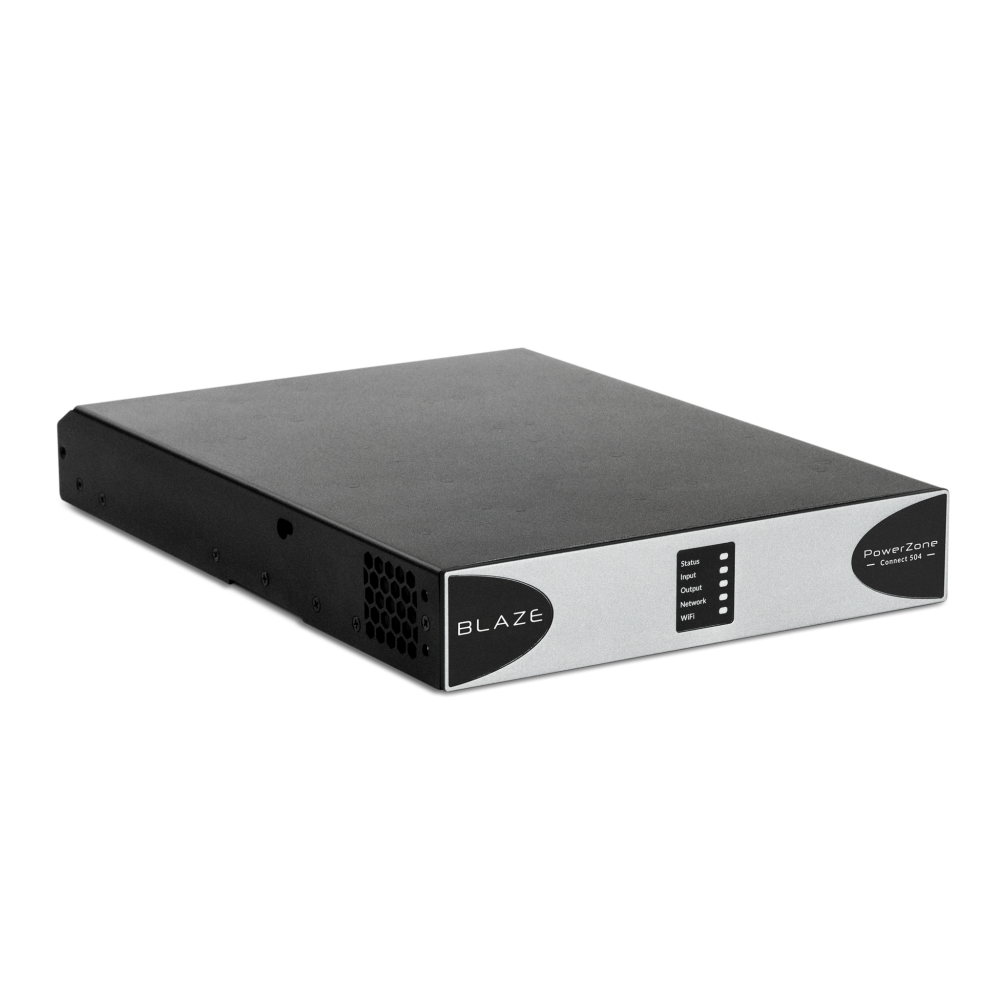 BLAZE POWERZONE CONNECT 504 Amplificador de 4 canales de 500 W