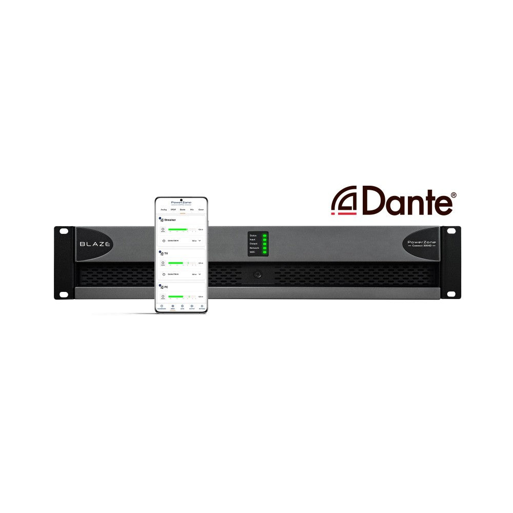BLAZE POWERZONE CONNECT 3004 AMPLIFICADOR DE 4 CANALES Y 3000 W