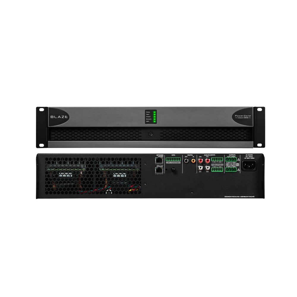 BLAZE POWERZONE CONNECT 3004 AMPLIFICADOR DE 4 CANALES Y 3000 W