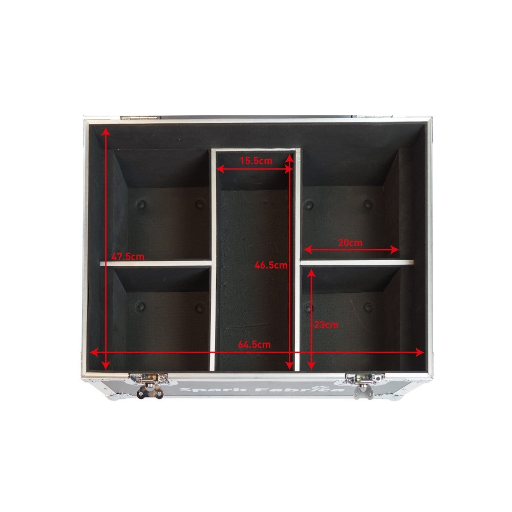 Spark Fabrica flight case rigido per il trasporto di 4 macchine M3