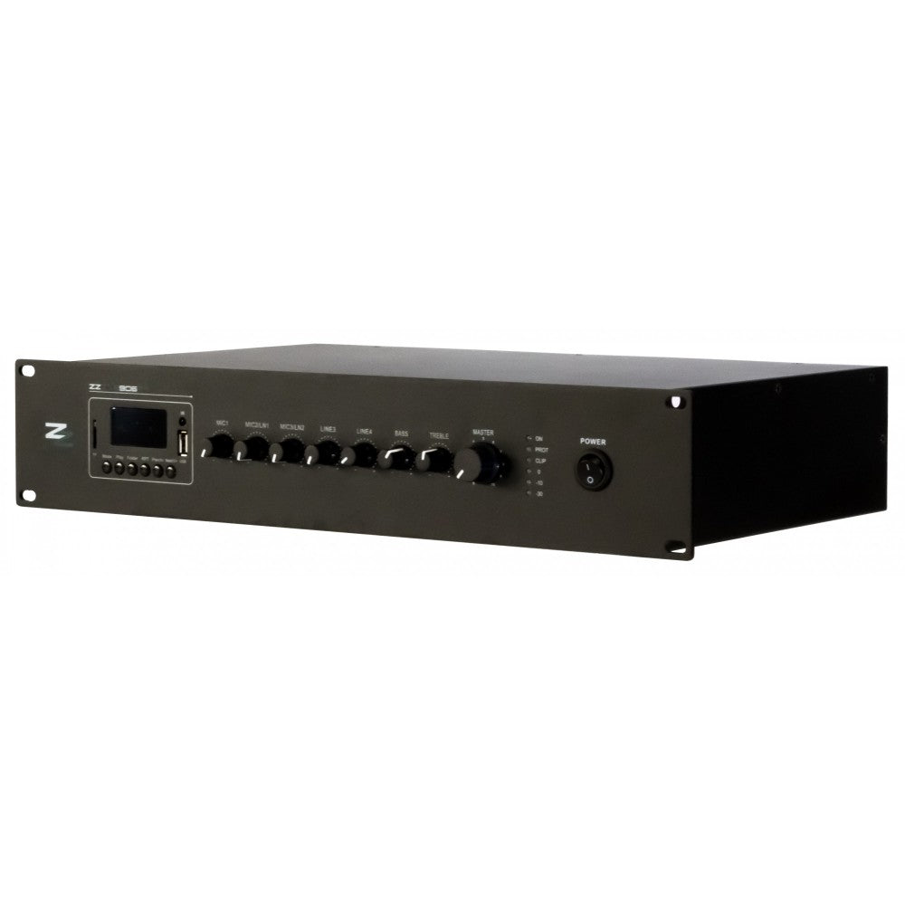 ZZIPP ZZONE906PA Amplificatore mixer lettore usb/bt/fm da 60w
