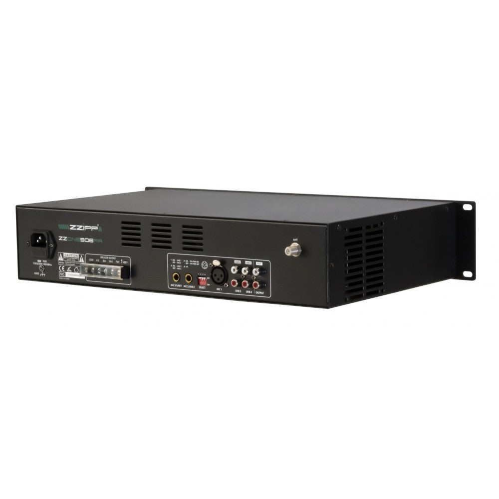 ZZIPP ZZONE906PA Amplificatore mixer lettore usb/bt/fm da 60w