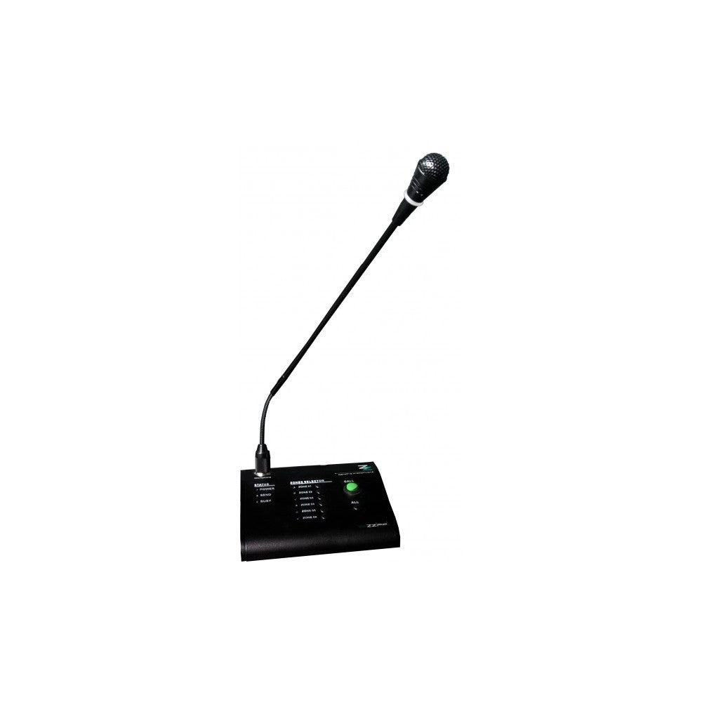 ZZIPP ZZONE6000MC Microfono paging per zzone6xxpa a 6 zone