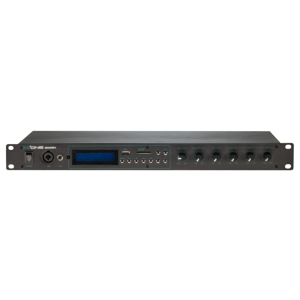 ZZIPP ZZONE200SA Ampli/mixer stereo 2x100w + mp3/fm/bt