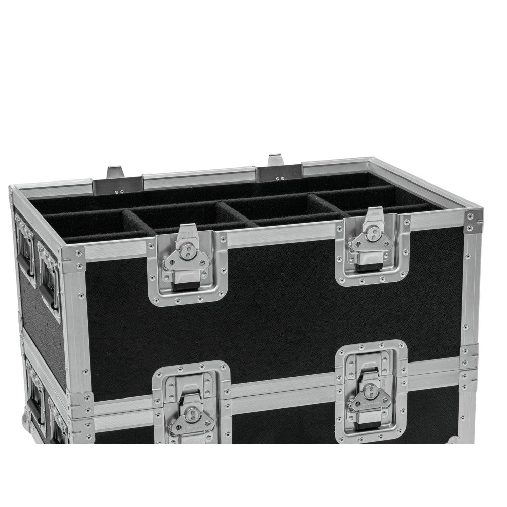 ROADINGER Flightcase Extensión 8x SILENT PAR 6 QCL FLOOR para BAS-1