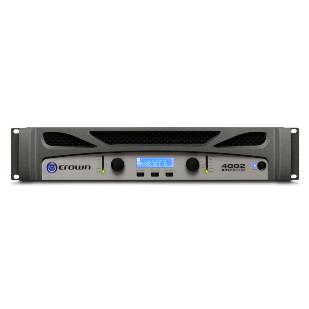 CROWN XTi4002 Amplificatore 2 x 1200 W/ 4 Ohm, con DSP interno programmabile