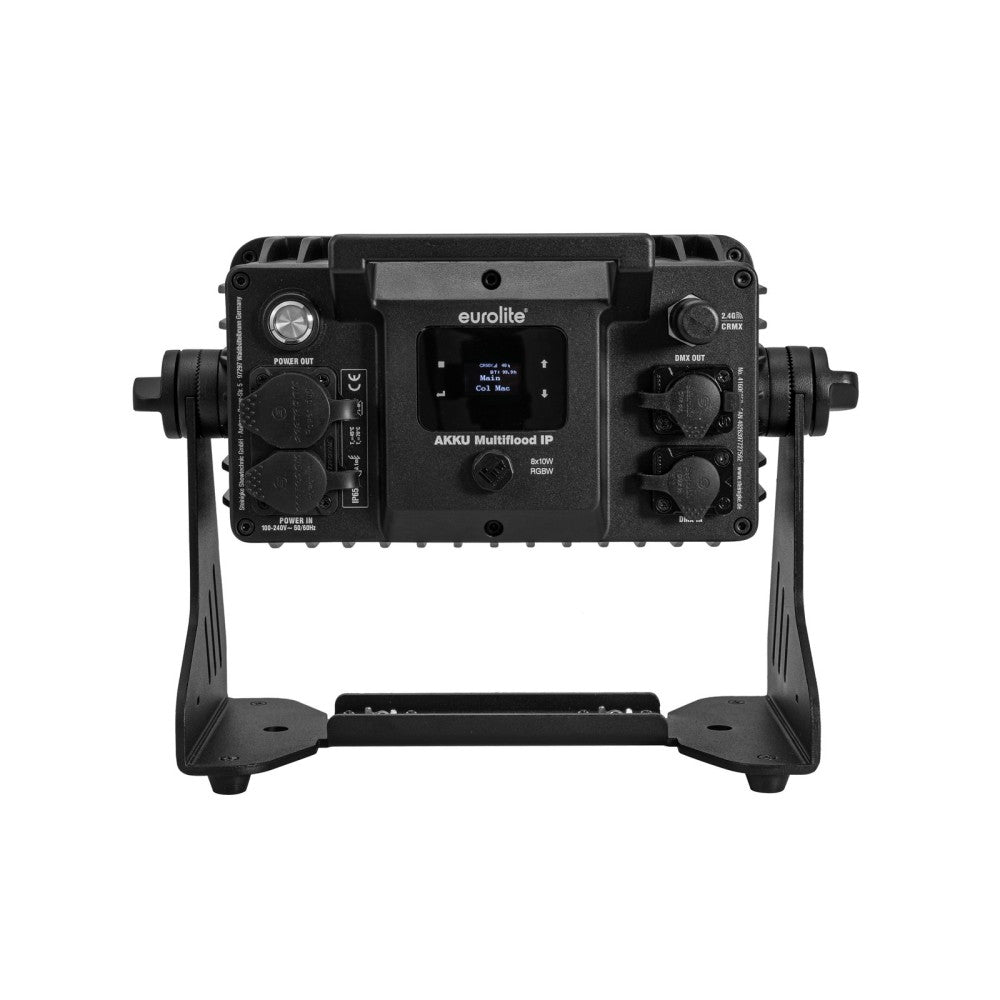 EUROLITE AKKU Multifllusso IP 8x10W RGBW Wash CRMX