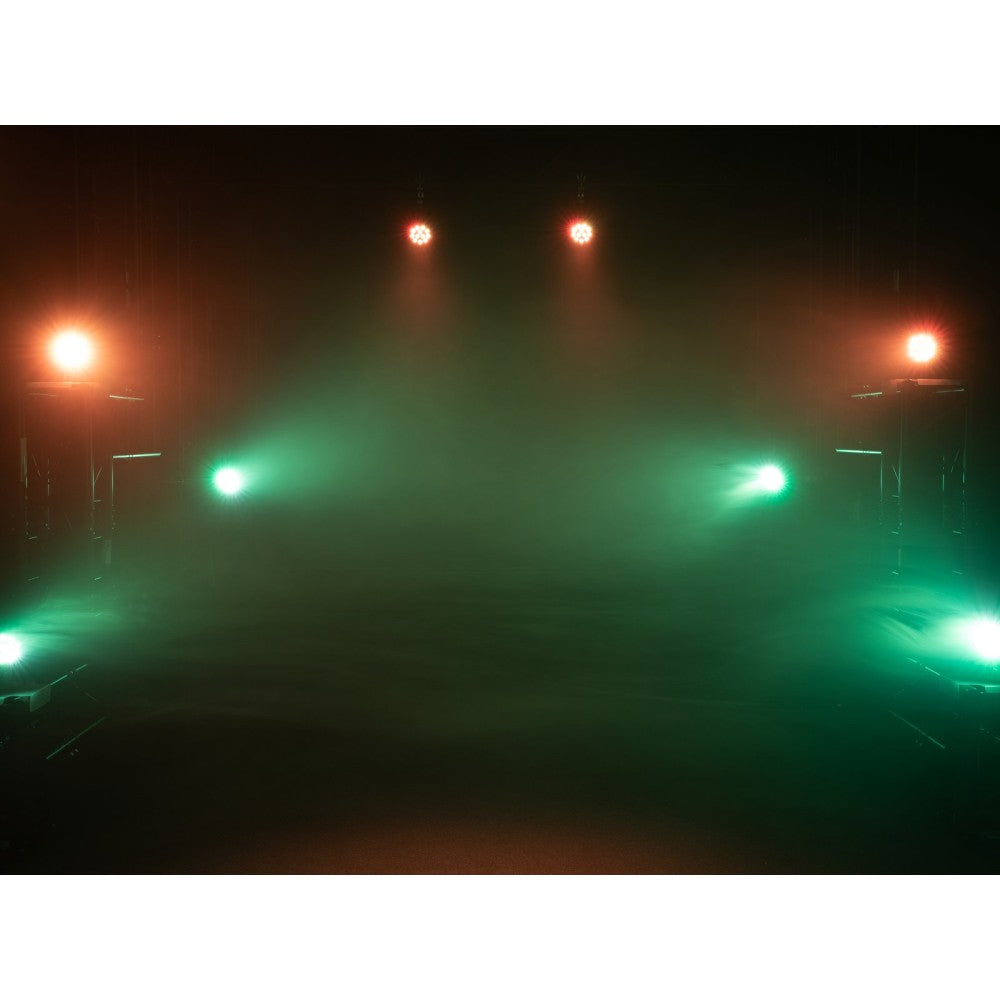 EUROLITE Set 4 focos LED PARty Spot Silencioso RGB/WW con funda de transporte