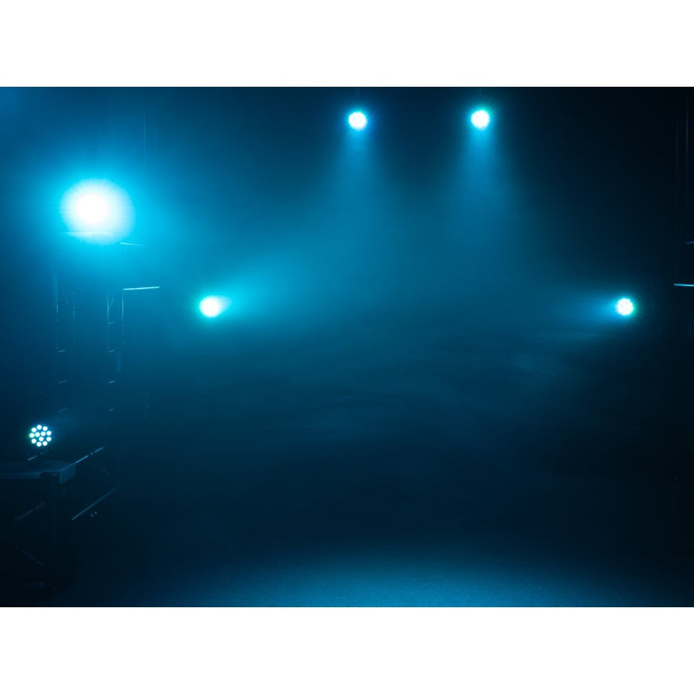 EUROLITE Set 4 focos LED PARty Spot Silencioso RGB/WW con funda de transporte