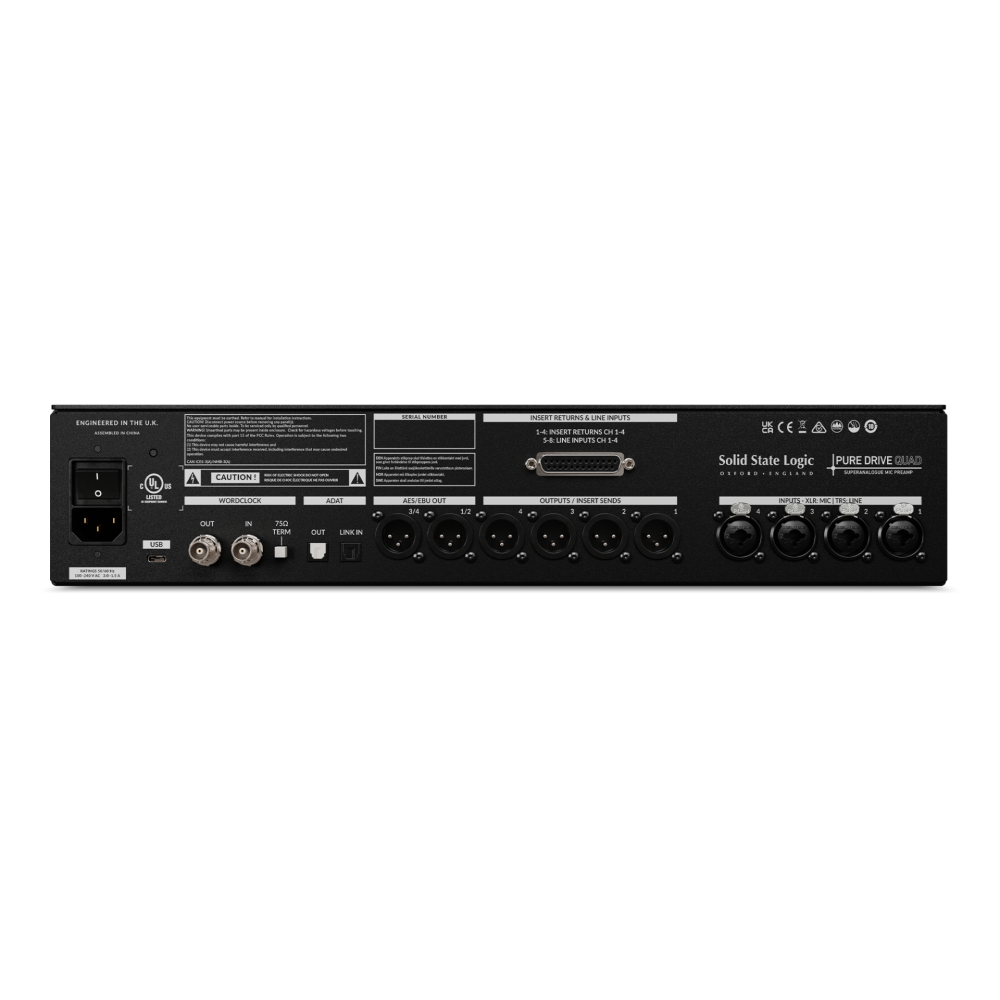 SSL Solid State Logic PURE DRIVE Quad