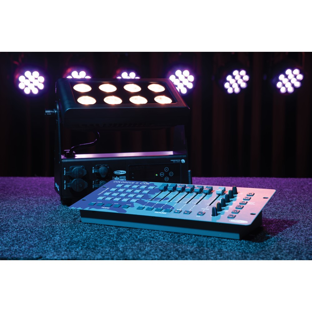 Controlador LED Showtec ColorCue 2 Air inteligente, con 6 faders y alimentado por batería, B-Stock