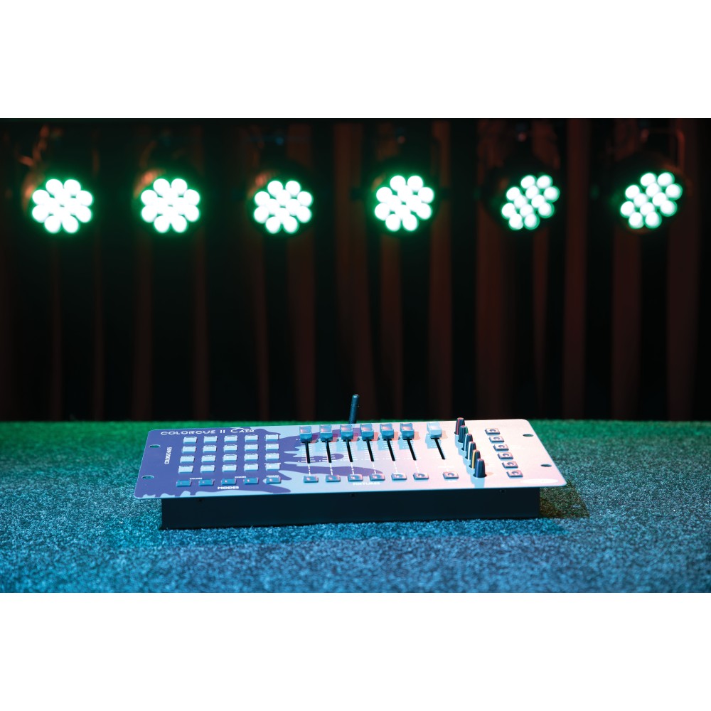 Controlador LED Showtec ColorCue 2 Air inteligente, con 6 faders y alimentado por batería, B-Stock