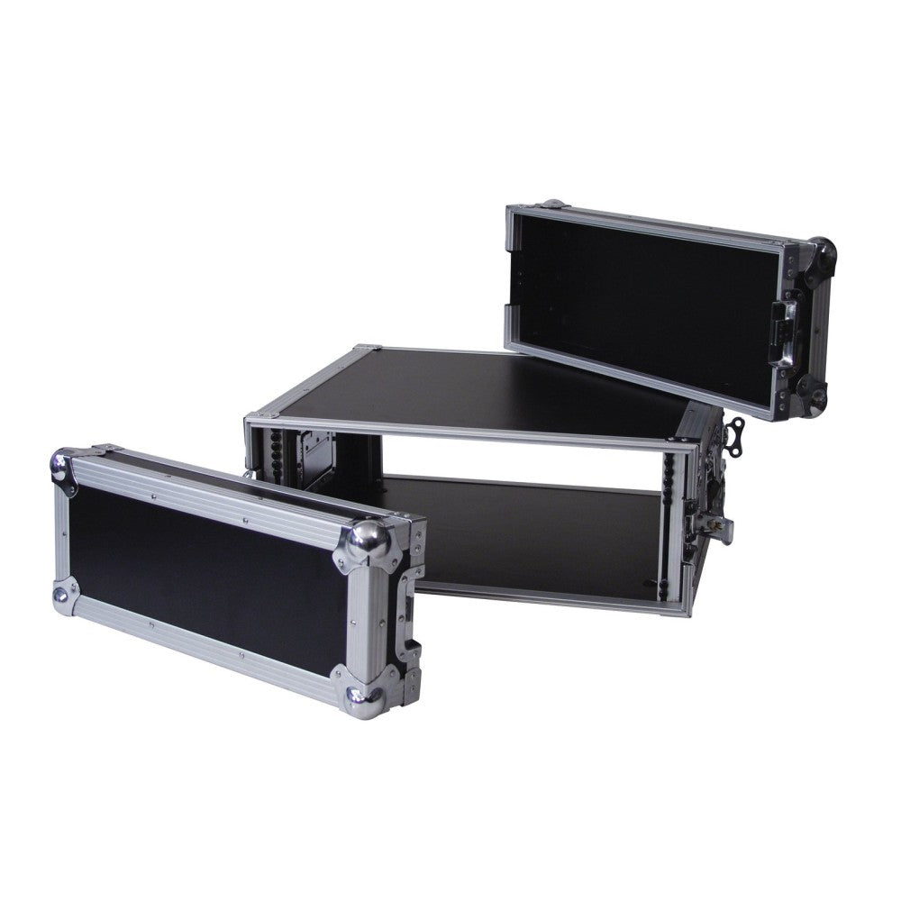 ROADINGER PR-2, 4U, Flight case with 47 cm depth