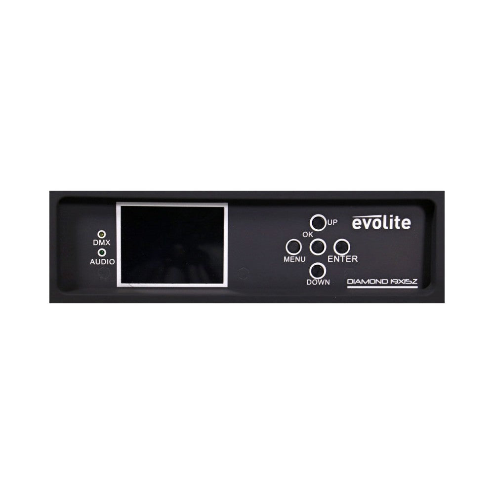 Cabezas móviles Evolite Wash con zoom y LED QUAD RGBW de 19 x 15 W