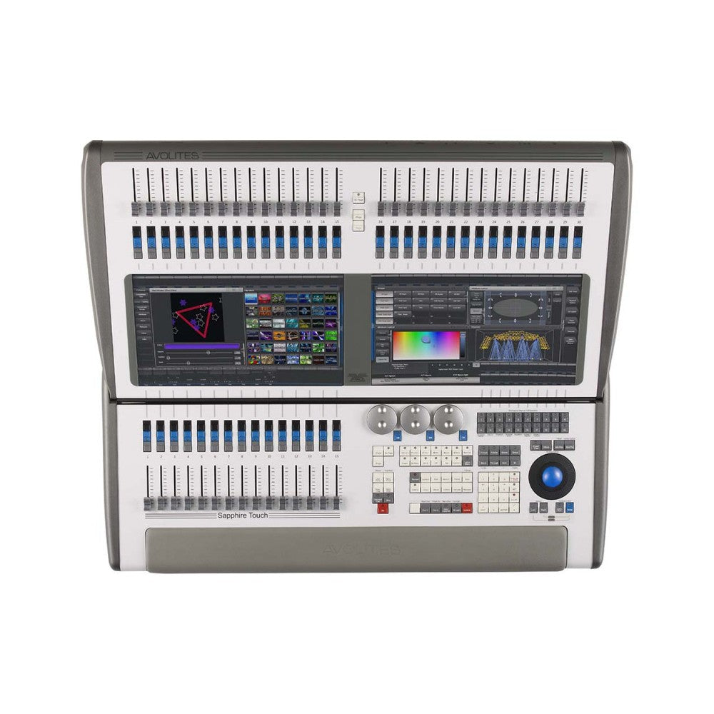 Avolites Sapphire Touch console luci con 45 fader motorizzati