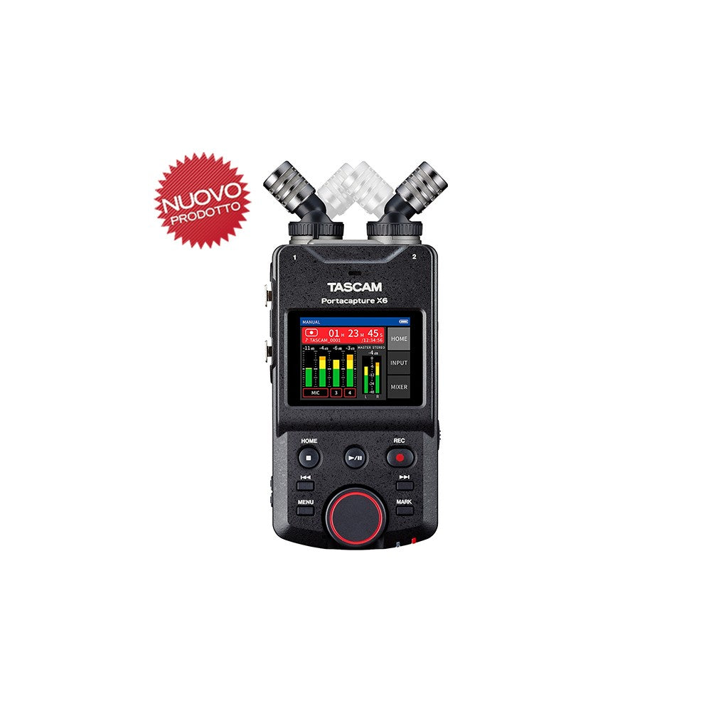 TASCAM PORTACAPTURE X6 REGISTRATORE PORTATILE MULTITRACCIA