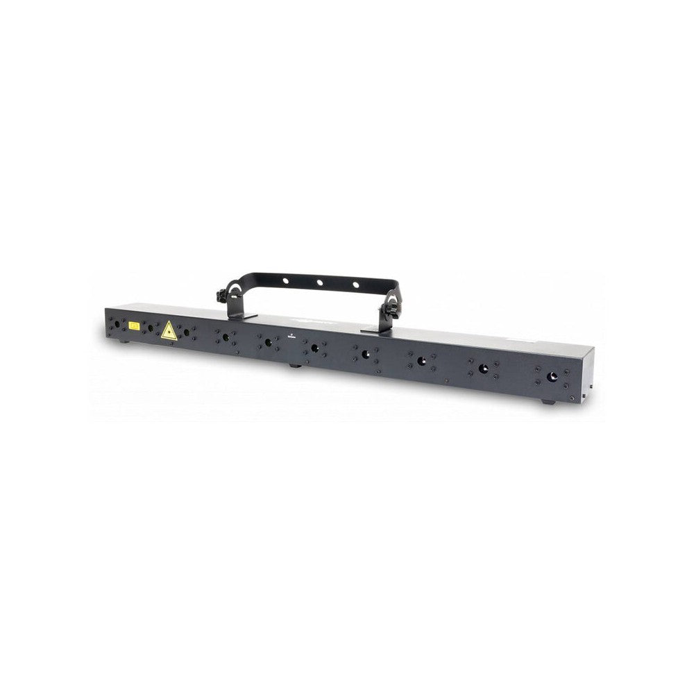 Laserworld 750 mW, 10 head aperture laser system with extra bright single green beam outputs and DMX control