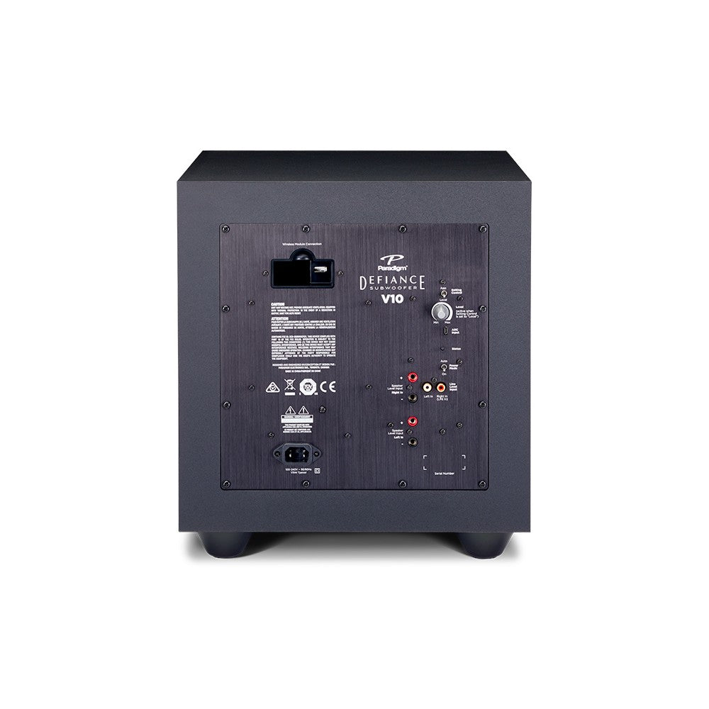 PARADIGM DEFIANCE V10 SUBWOOFER ATTIVO NERO