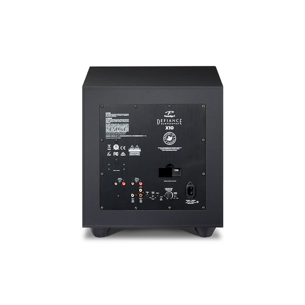 PARADIGM DEFIANCE X10 ACTIVE SUBWOOFER BLACK