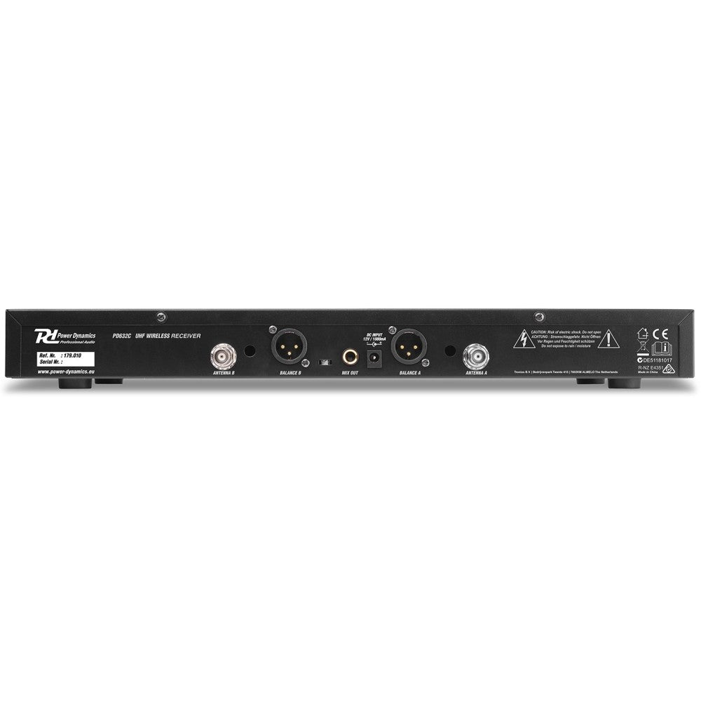 Power Dynamics PD632H Doppio Radiomicrofono