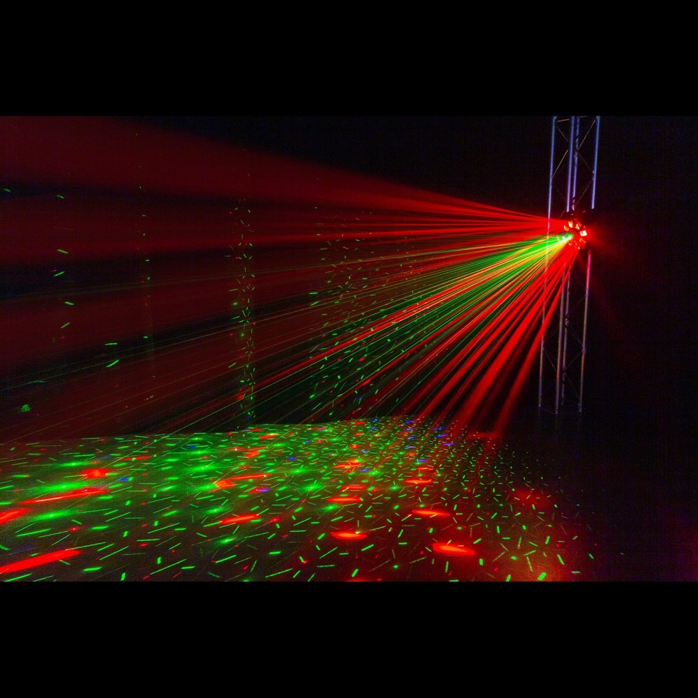 BEAMZ MULTIBOX LED CON LASER E STROBO