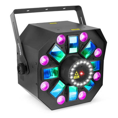 BEAMZ MULTIBOX LED WITH LASER AND STROBE