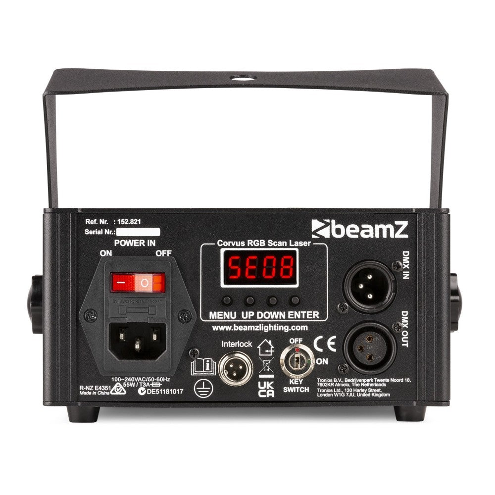 BEAMZ CORVUS RGB SCANNING LASER