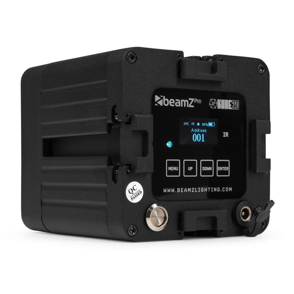 BEAMZ KUBE20BK UPLIGHT INALÁMBRICO PARA EXTERIORES
