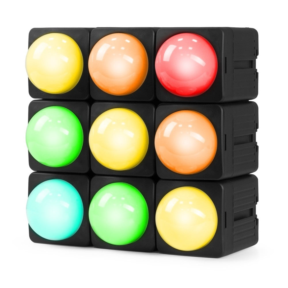 BEAMZ KUBE20BK UPLIGHT INALÁMBRICO PARA EXTERIORES