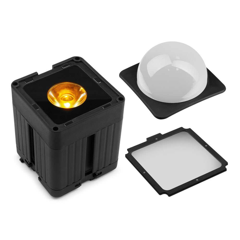 BEAMZ KUBE20BK UPLIGHT INALÁMBRICO PARA EXTERIORES