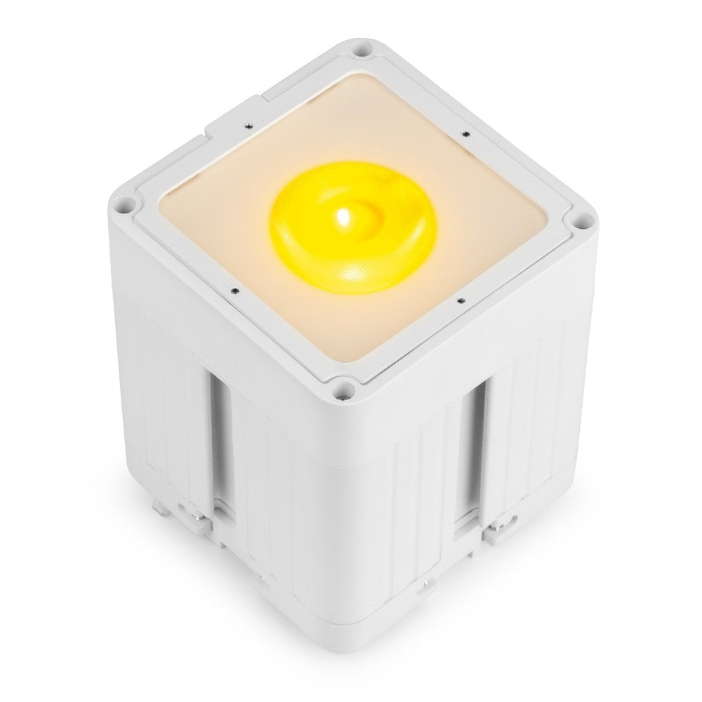 BEAMZ KUBE20BK UPLIGHT A BATTERIA DA ESTERNO BIANCO