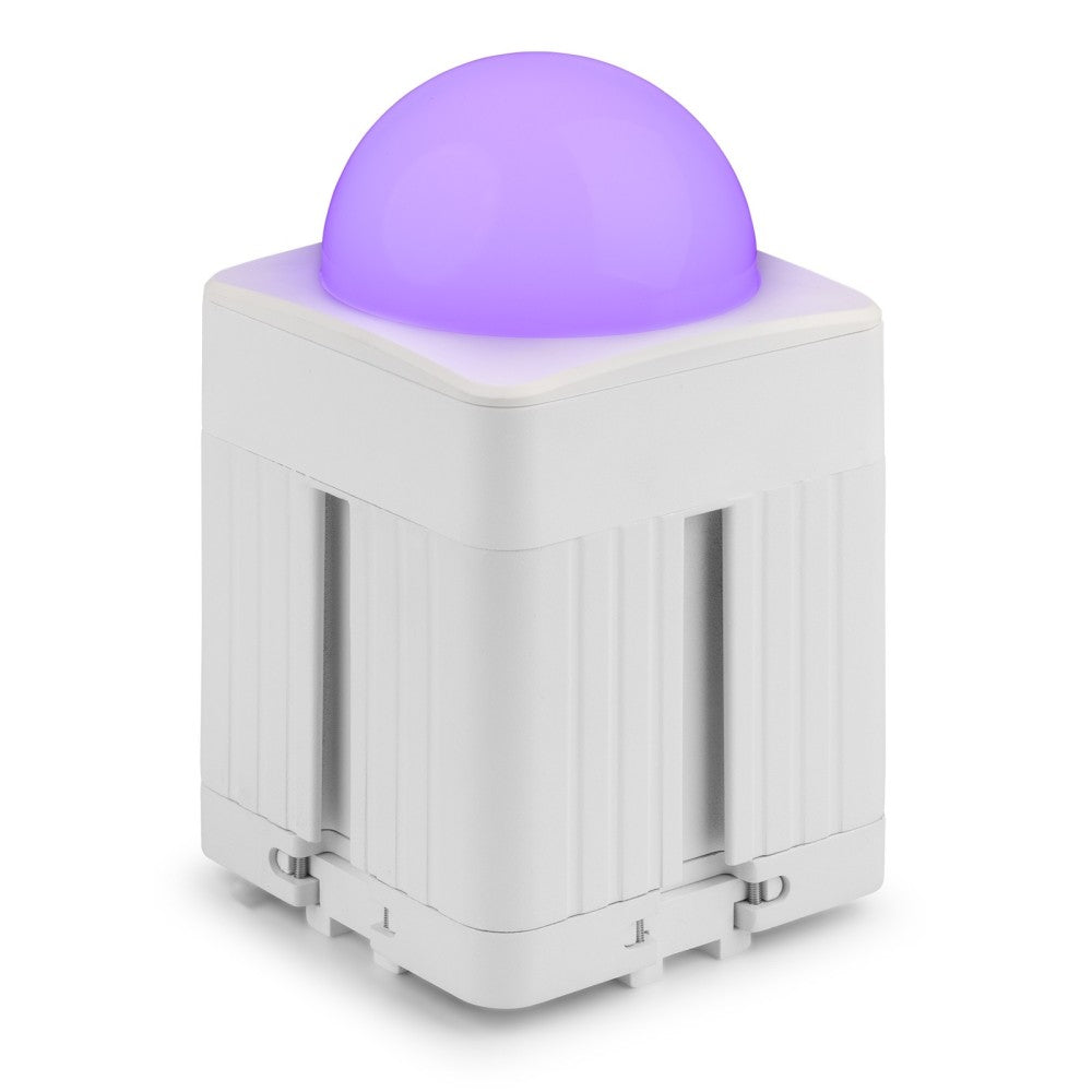 BEAMZ KUBE20BK UPLIGHT A BATTERIA DA ESTERNO BIANCO