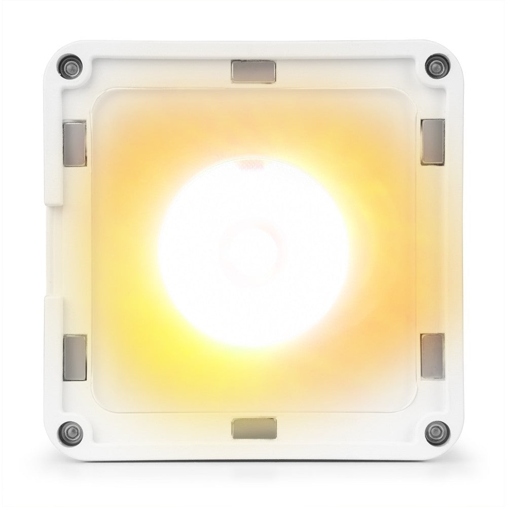 BEAMZ KUBE20BK UPLIGHT A BATTERIA DA ESTERNO BIANCO