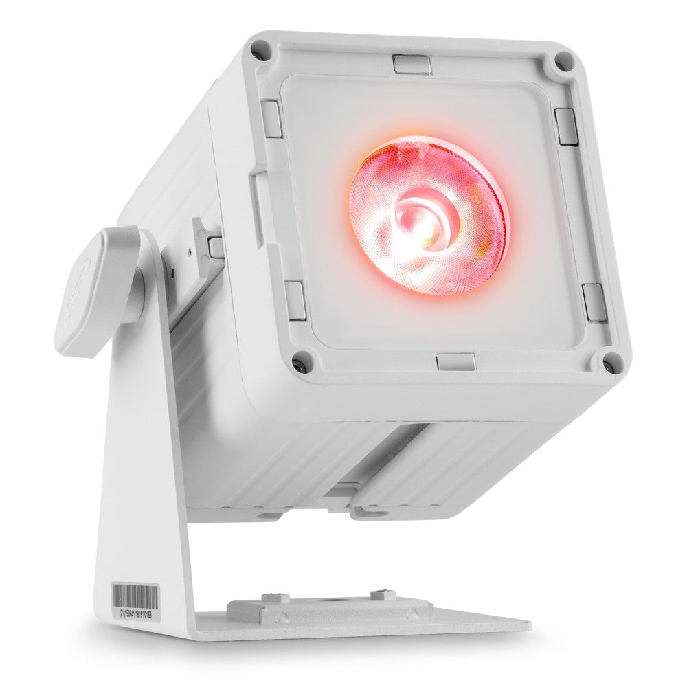 BEAMZ KUBE20BK UPLIGHT A BATTERIA DA ESTERNO BIANCO