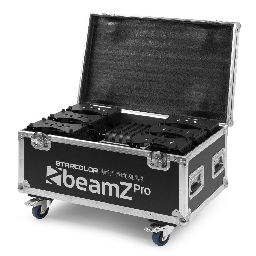 BEAMZ FL200 FLIGHTCASE FOR 6 WASH STARCOLOR 200 AND 205
