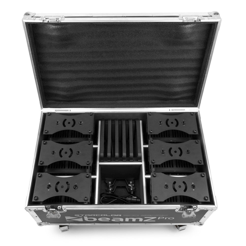 BEAMZ FL200 FLIGHTCASE FOR 6 WASH STARCOLOR 200 AND 205