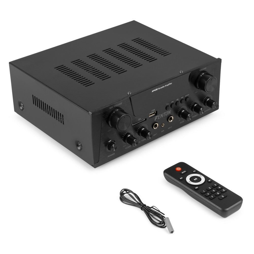 FENTON AV430B AMPLIFICATORE HIFI 2X 300 W NERO