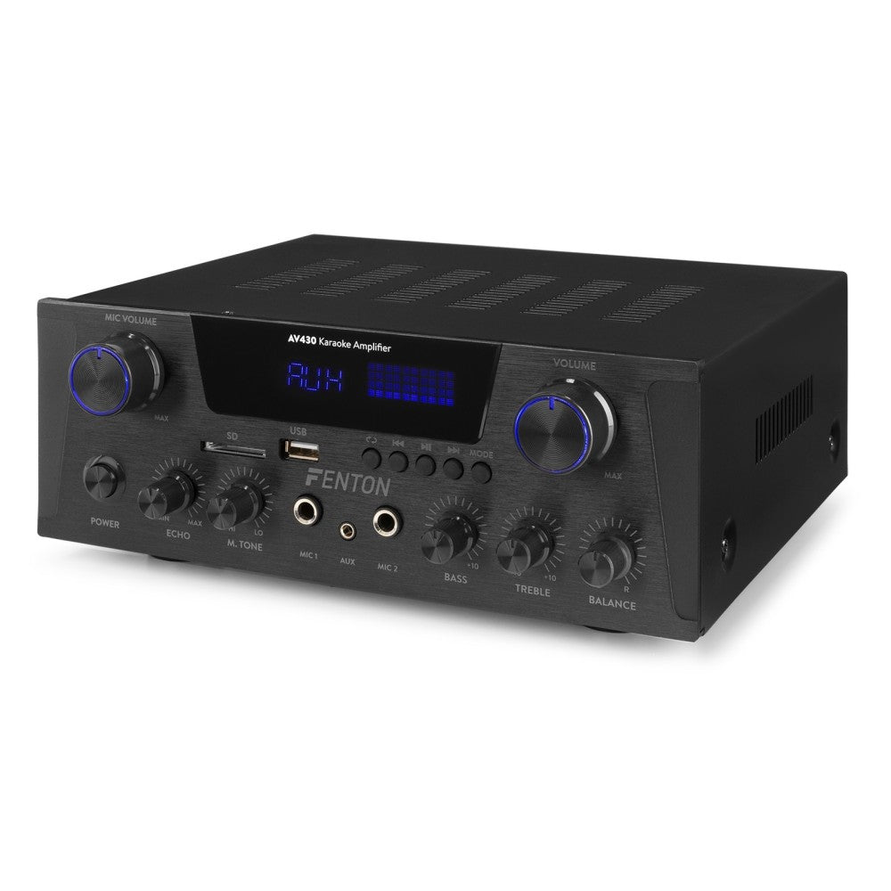 FENTON AV430B AMPLIFICATORE HIFI 2X 300 W NERO