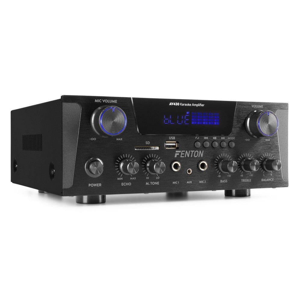 FENTON AV430B AMPLIFICATORE HIFI 2X 300 W NERO