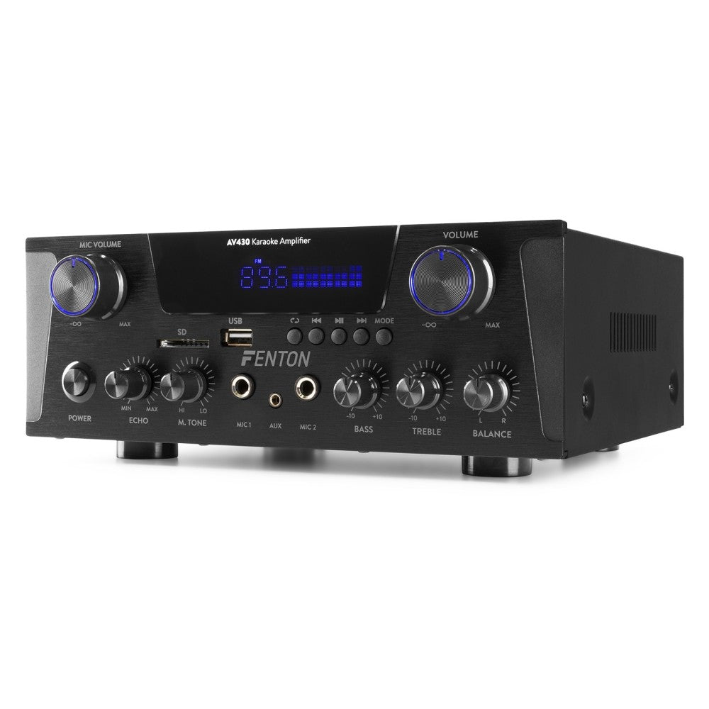 FENTON AV430B AMPLIFICATORE HIFI 2X 300 W NERO