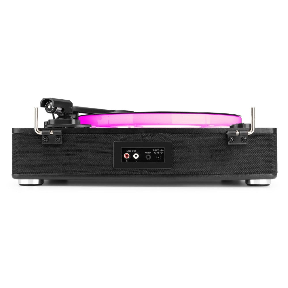 FENTON RP162LED TURNTABLE WITH BT INPUT/OUTPUT BLACK
