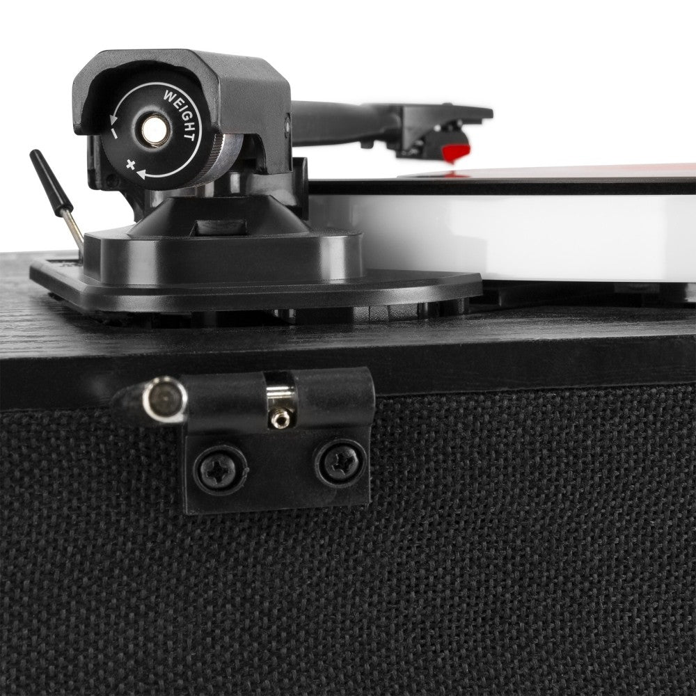 FENTON RP162LED TURNTABLE WITH BT INPUT/OUTPUT BLACK