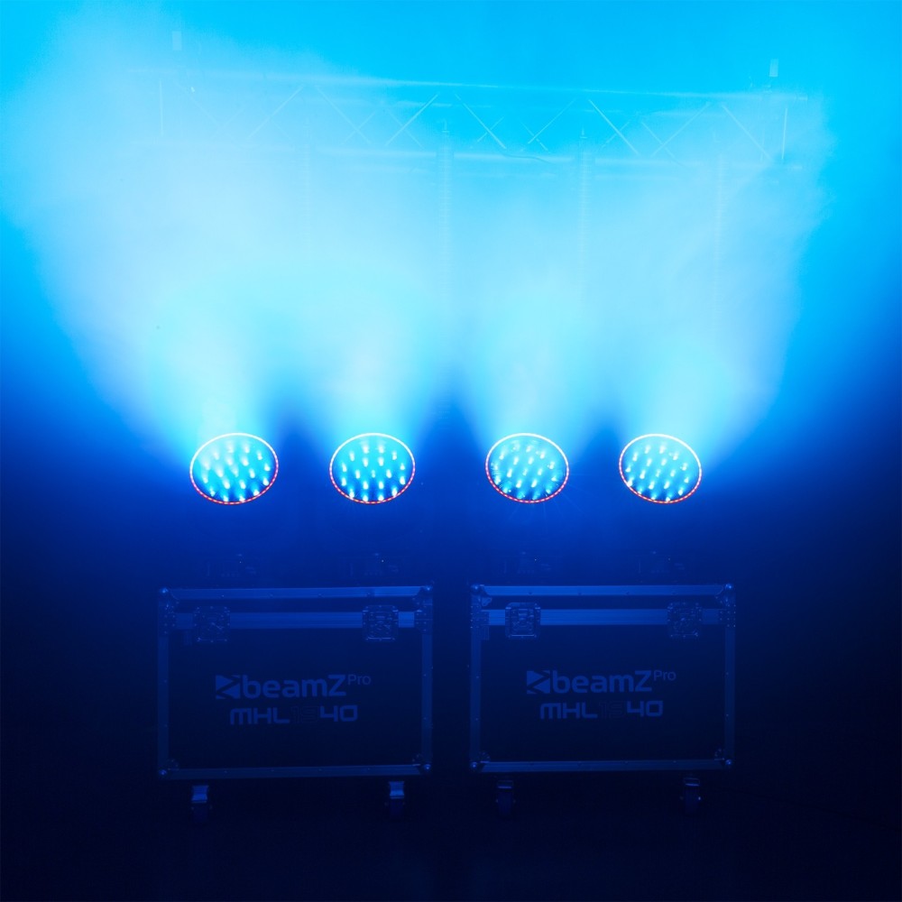 BEAMZ MHL1940 MOVING HEAD WITH 19X 40W LEDS, RING AND ZOOM