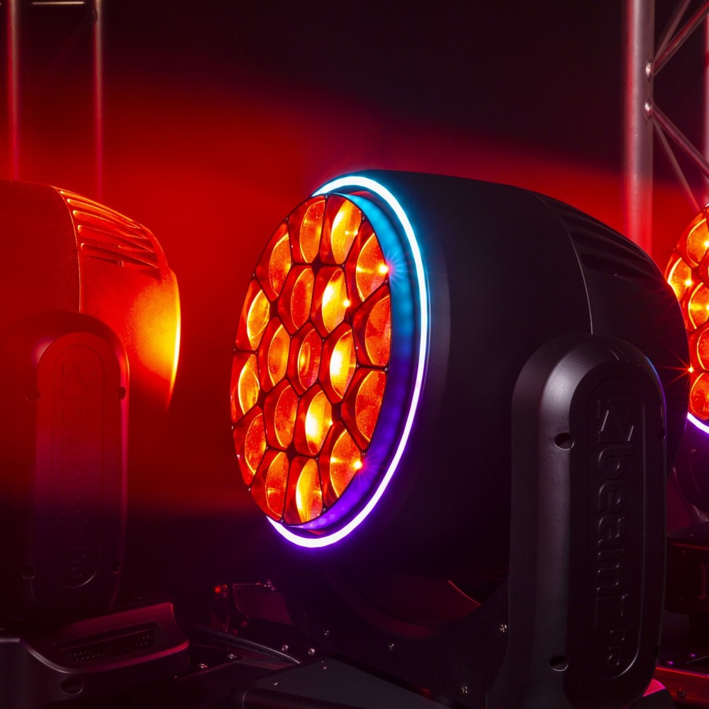 BEAMZ MHL1940 MOVING HEAD WITH 19X 40W LEDS, RING AND ZOOM
